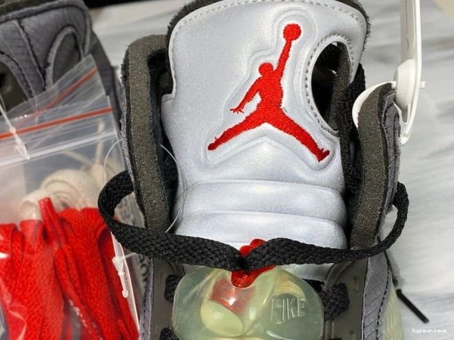 HYPE x 5 Jordan Off-White Black CT8480-001 Air 0723